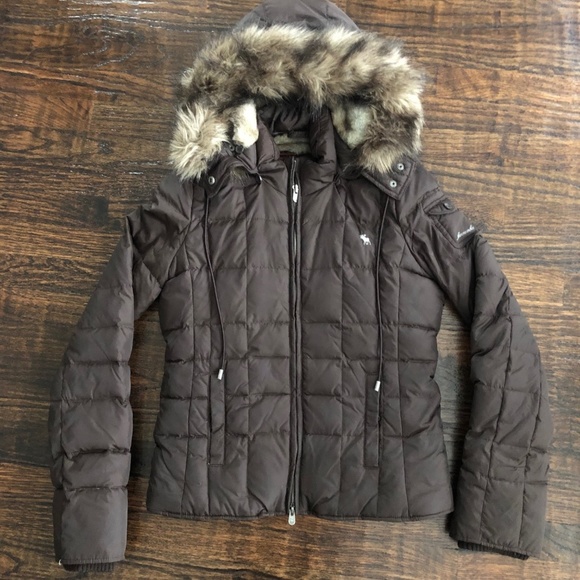 Abercrombie & Fitch Jackets & Blazers - Abercrombie & Fitch | Down Fur-Lined Puffer Coat